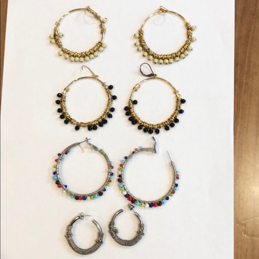 Vintage hoop earrings